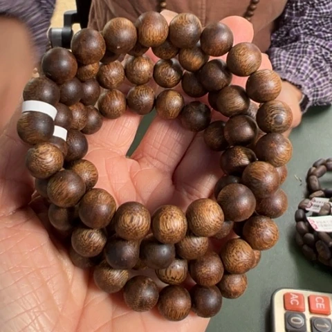 沉香手串白棋8克卡1.0多样性发1串