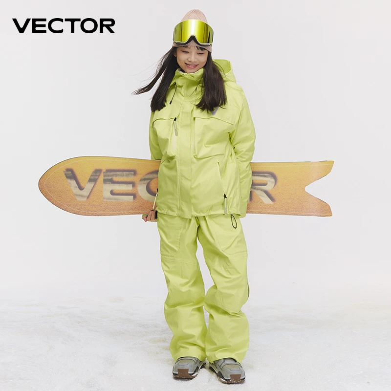 VECTOR【中秋好物】3L滑雪套装防水透气防风保暖轻盈滑雪衣加厚锁温