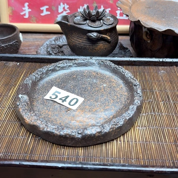 纯手工制作粗陶茶具