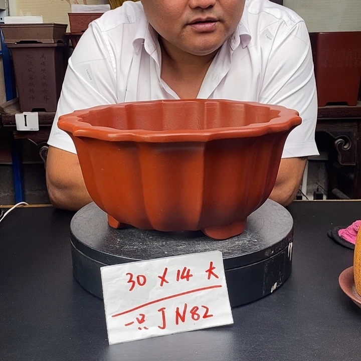 紫砂花盆货号一只JN82