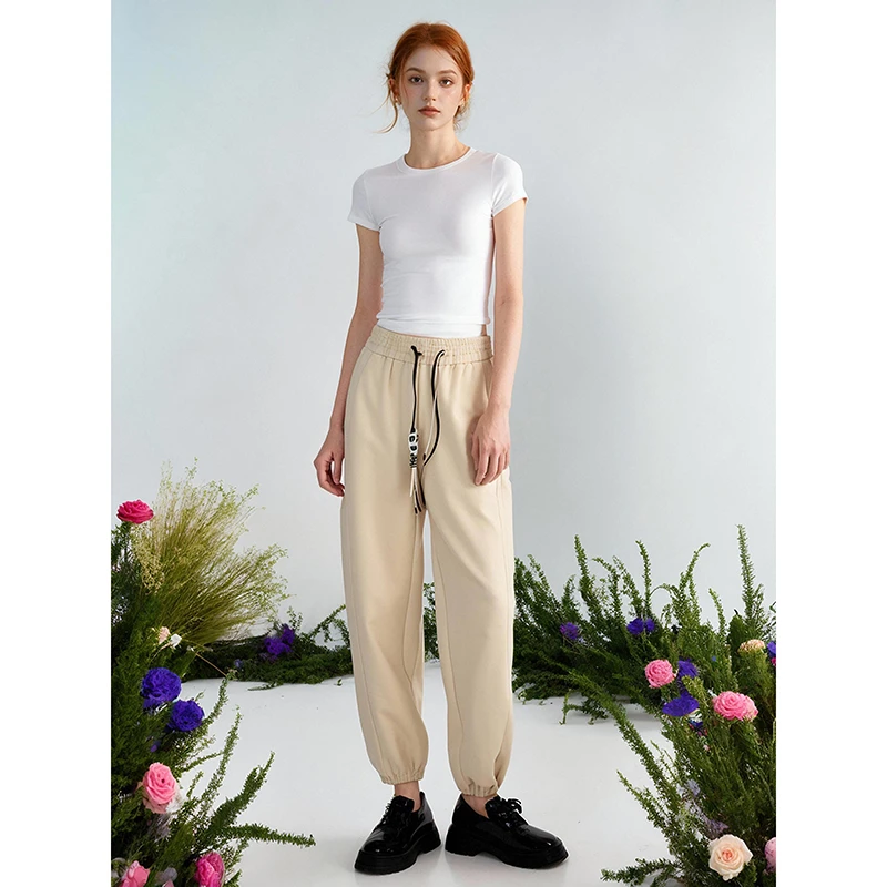 春夏新款时尚优雅休闲裤 圣663037