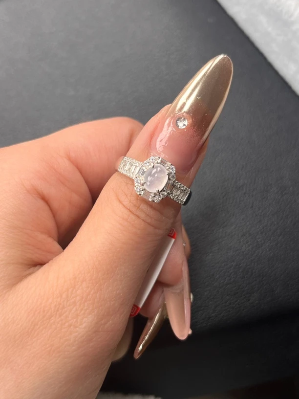 天然a货翡翠戒指