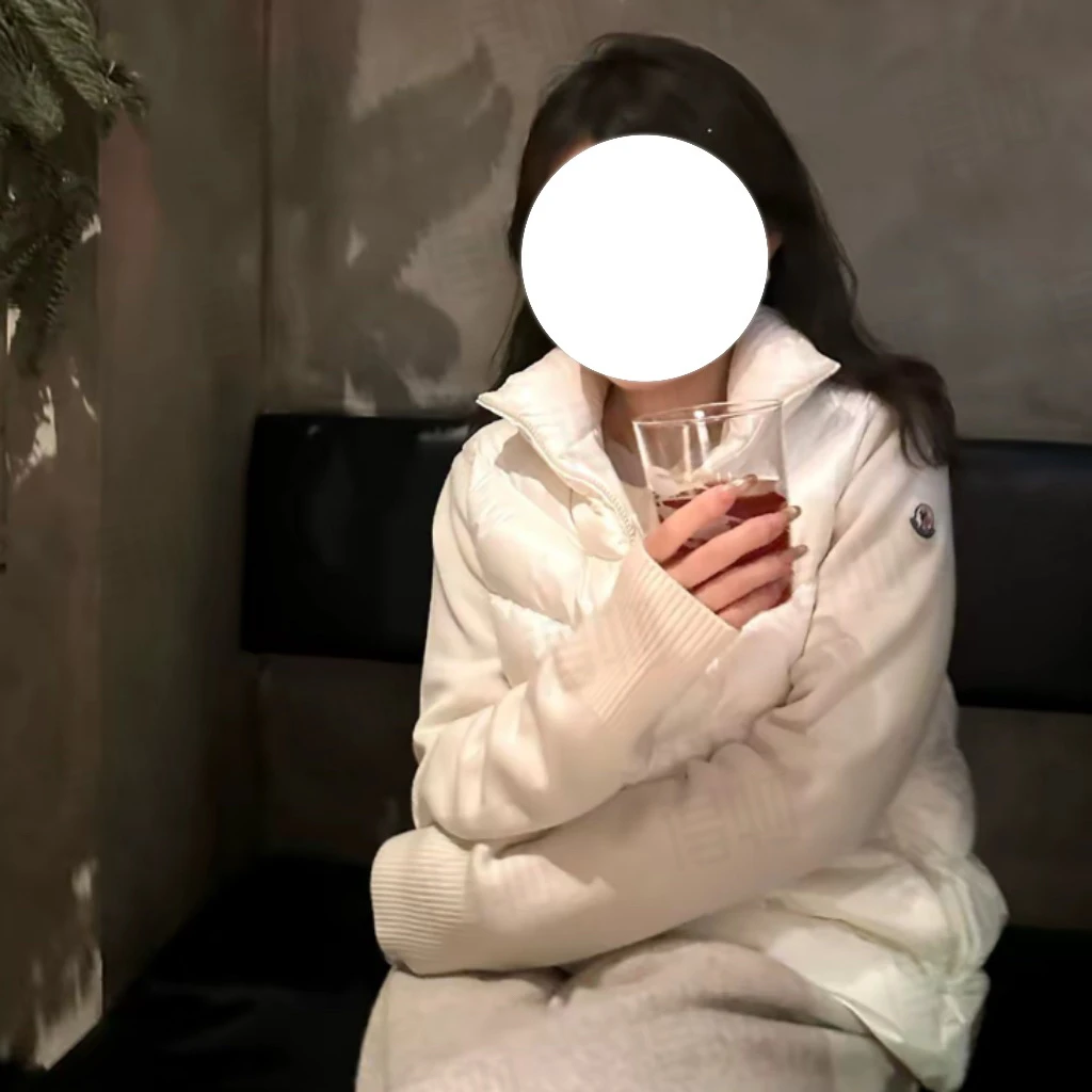 99新 MONCLER Moncler/蒙口 25ss padder白色羽绒服 s码/99新