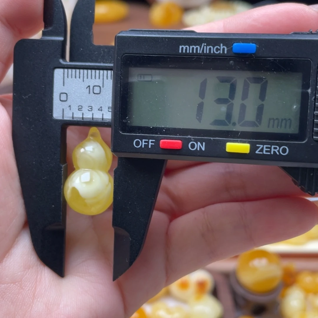 琥珀未镶嵌珠宝奇石小葫芦
