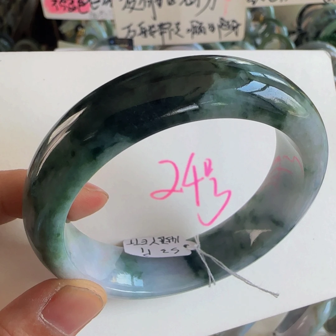 翡翠手镯未镶嵌老坑58