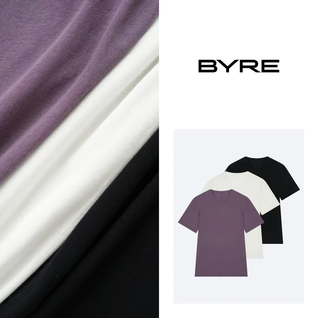 YS76 三色圆领短袖T恤【冷水手洗】