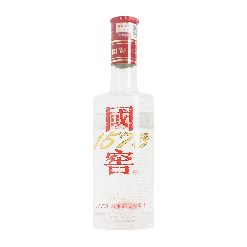 国窖1573光瓶 浓香型白酒52度250ml*1瓶