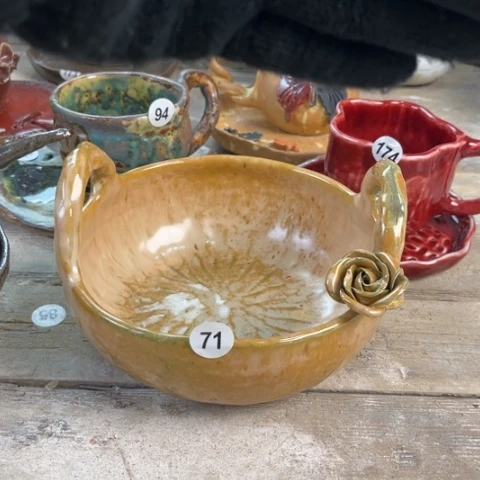 盘熠樹日式手捏餐具茶具