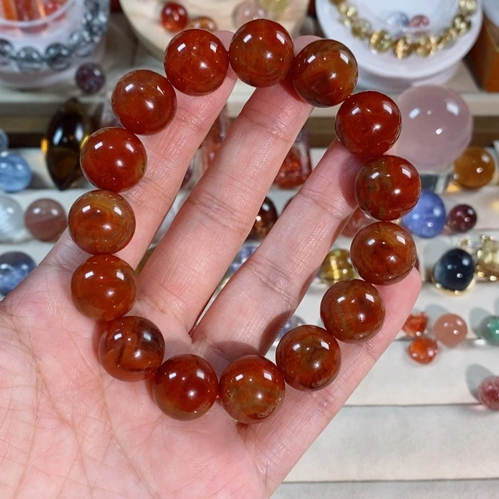 森***淼珠宝半成品水晶未镶嵌极光手链