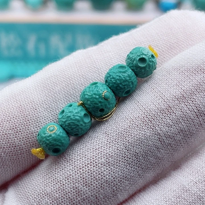 未镶嵌绿松石珠宝奇石7.3-6.6