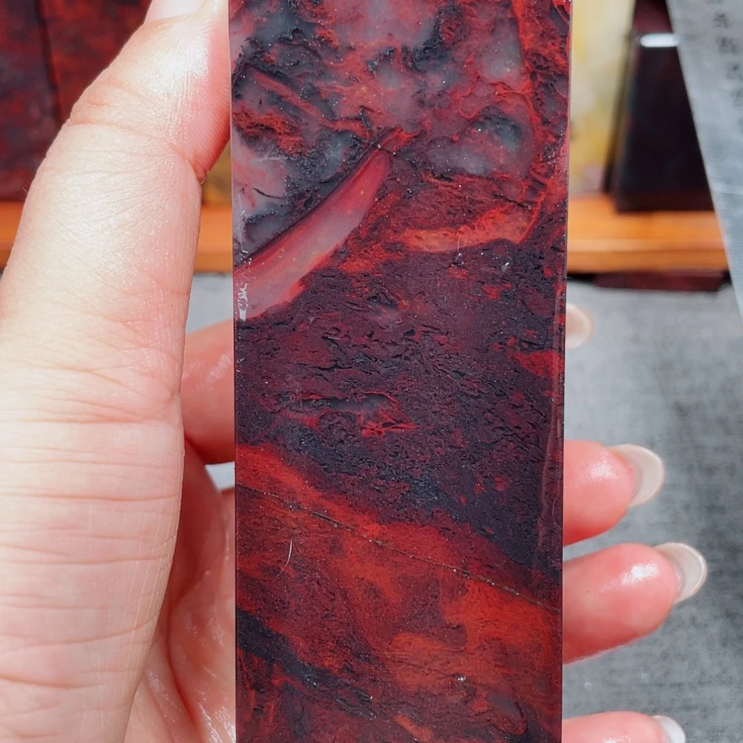 【闪购商品】玉桂林鸡血玉印章素章