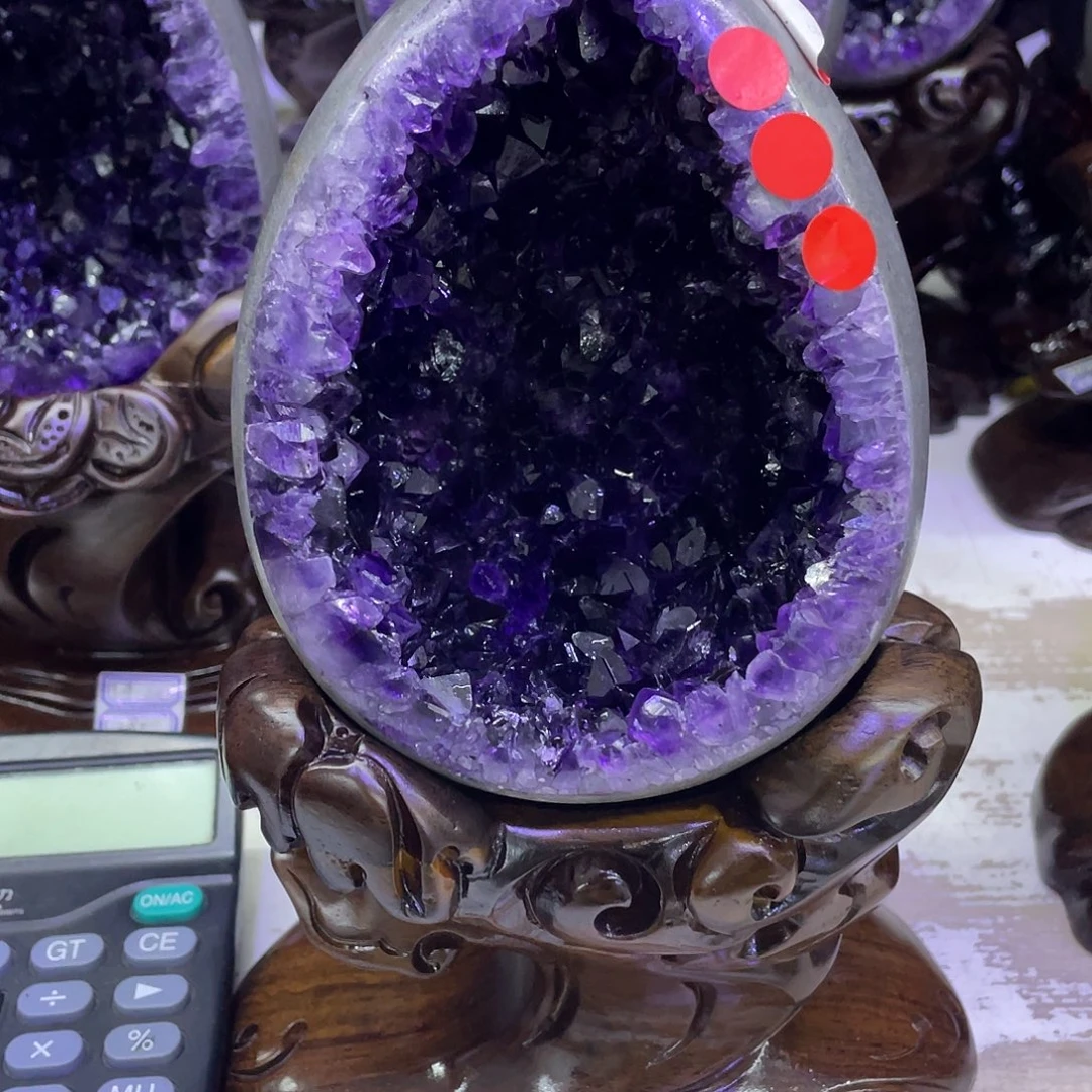 未镶嵌大型摆件（非配饰）紫晶朱