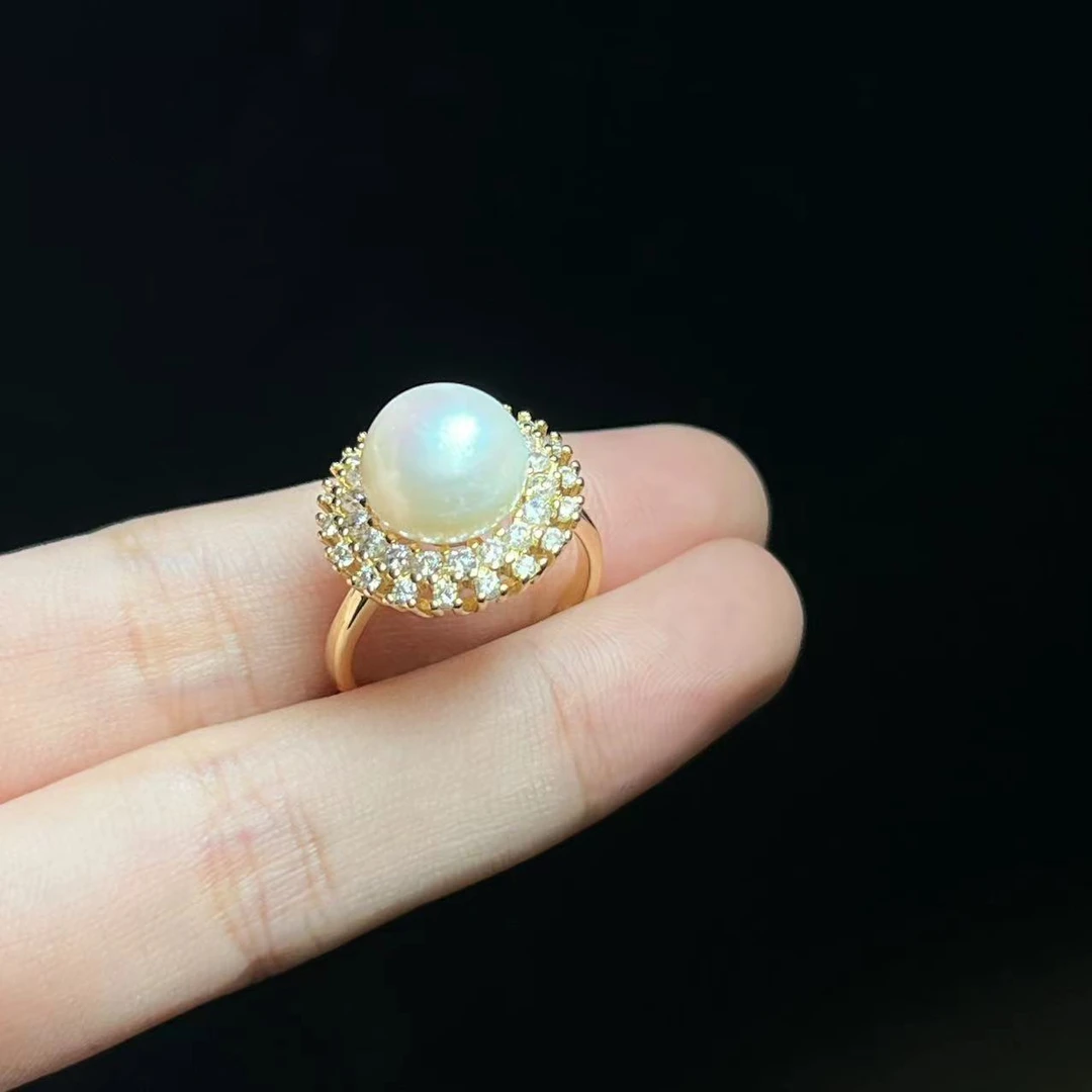 珍珠活口戒（9mm+）～BMG003