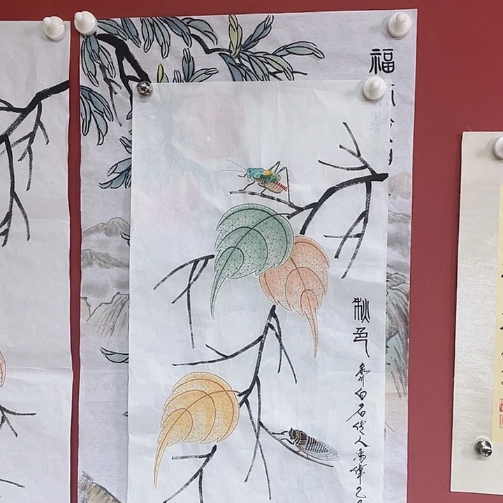 国画冯老师手绘作品