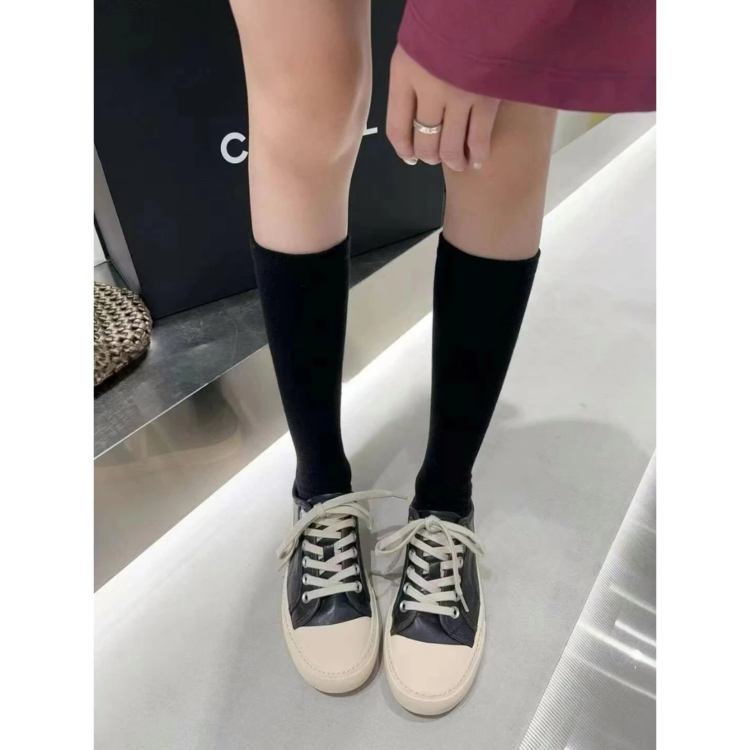 新品简约百搭气质优雅时尚女士复古系带休闲鞋YS-25088