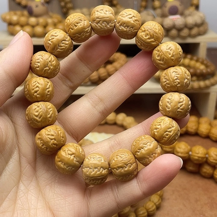 猴头核桃手串 聚宝盆京八棱