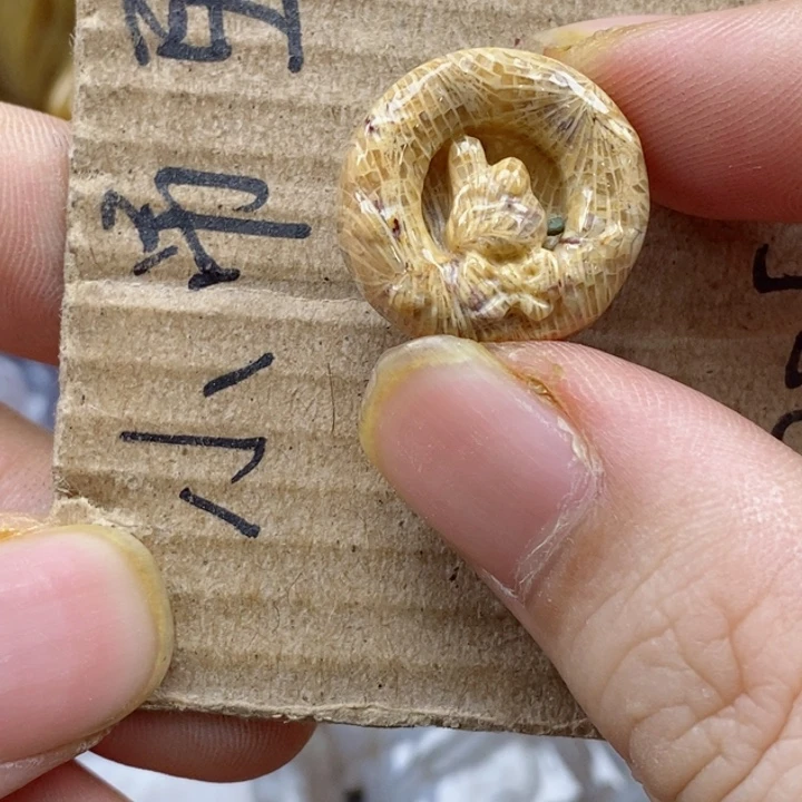 颈饰未镶嵌硅化珊瑚（珊瑚玉）隨*