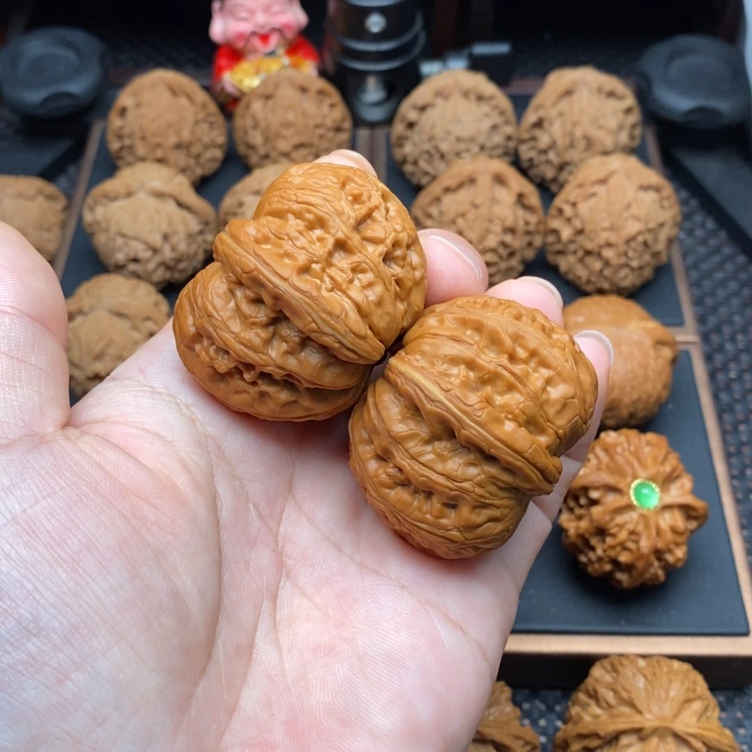 把件文玩核桃45尺元宝