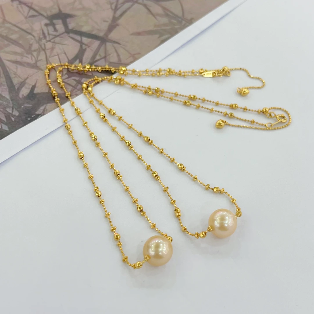 【小宝珠宝】28 T72638-淡水珍珠项链-多样性发一件-10mm