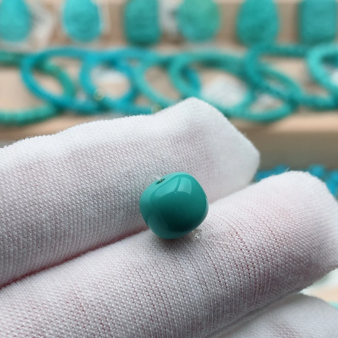 绿松石未镶嵌珠宝奇石9mm