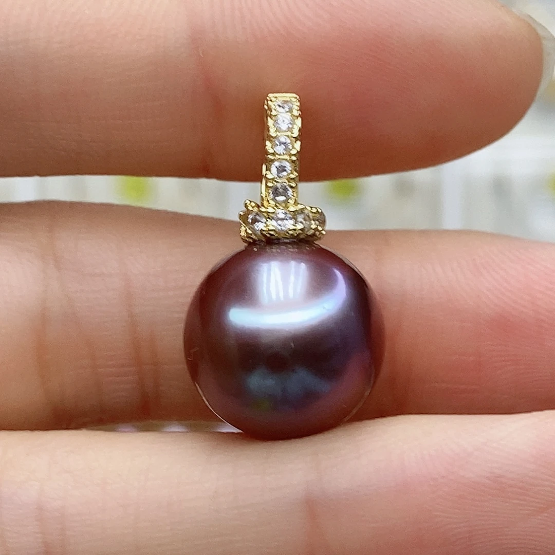 合金淡水珍珠颈饰