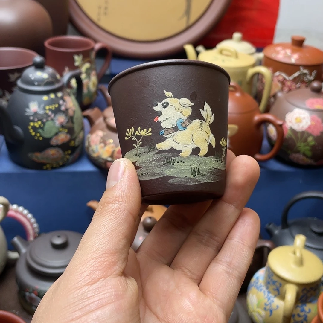 紫砂茶杯紫砂主人杯100cc