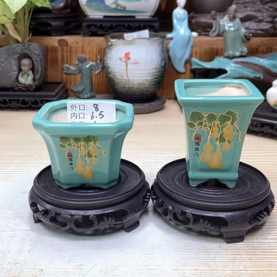 紫砂花盆紫砂陶瓷花盆花瓶抢购