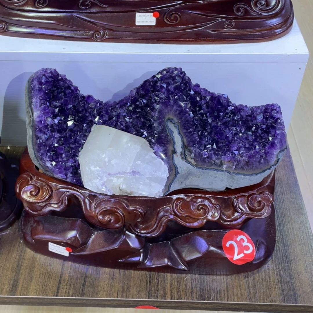 未镶嵌大型摆件（非配饰）紫晶