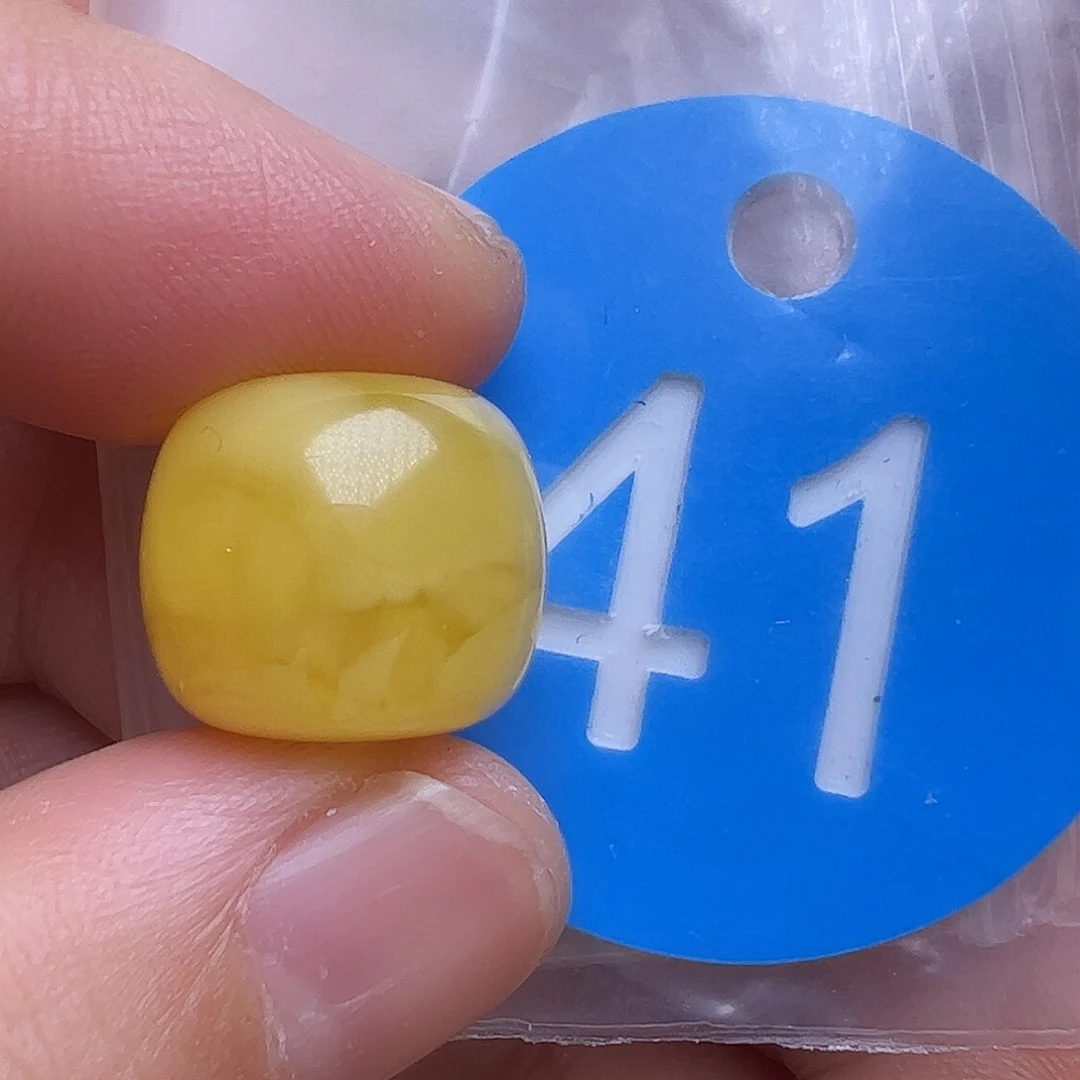蜜蜡未镶嵌珠宝奇石14mm微瑕