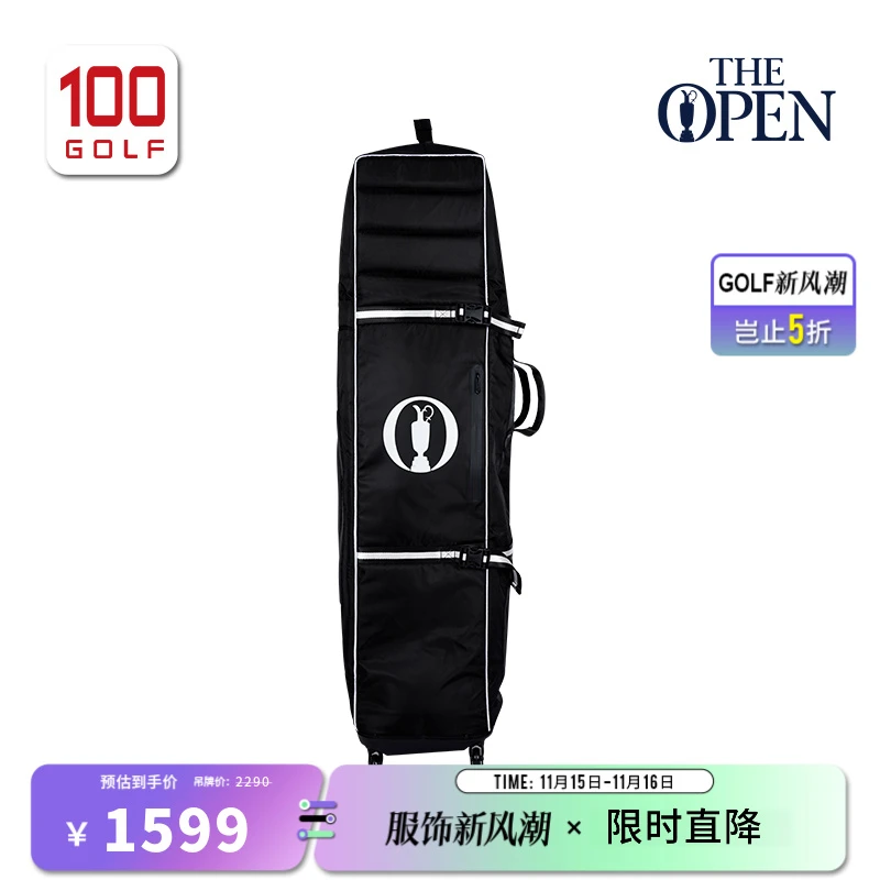 THEOPEN英国公开赛高尔夫球包25新品大容量滑轮航空包TM252CB101