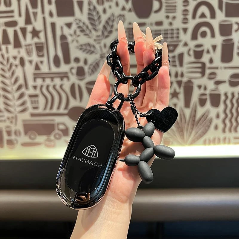 适用奔驰迈巴赫钥匙套新S400L/S450L金属S480/S500高档车壳男女扣