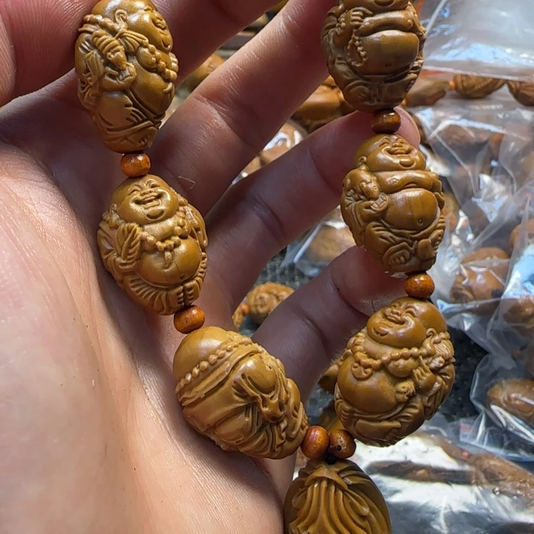 橄榄核手串/手链刘人义弥勒