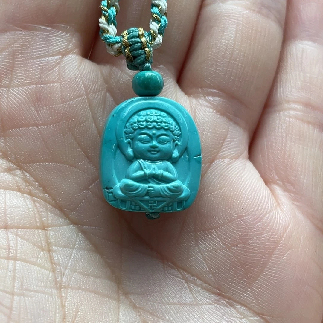 绿松石未镶嵌颈饰