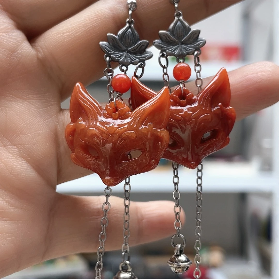 翡翠未镶嵌颈饰耳坠