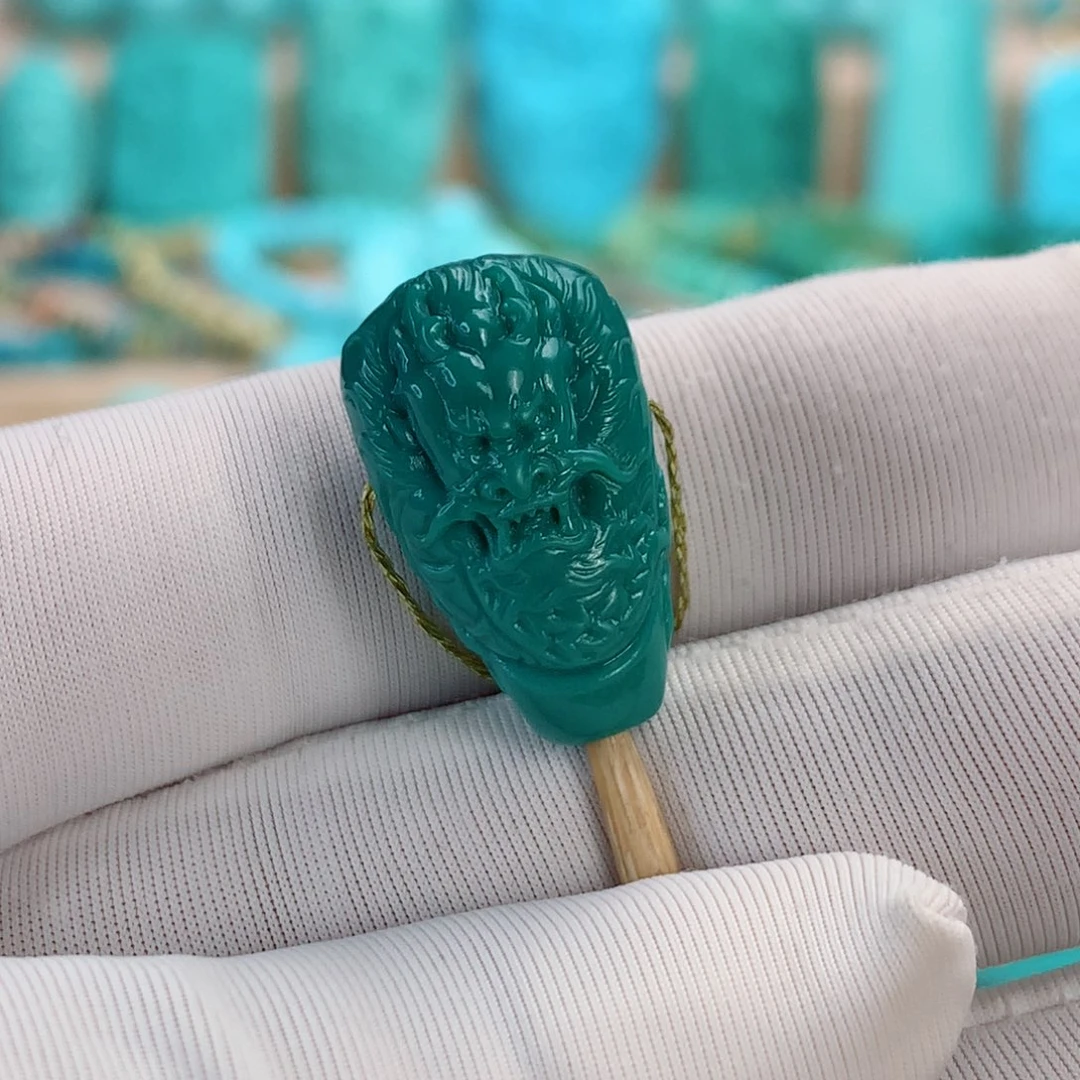 绿松石挂件未镶嵌