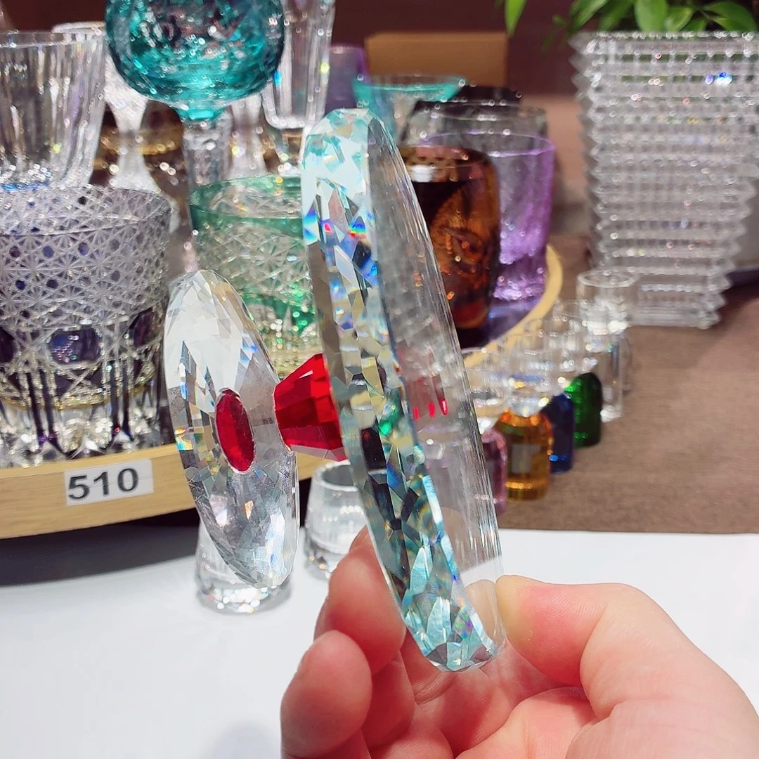 多***吖手柄款水晶玻璃威士忌酒杯