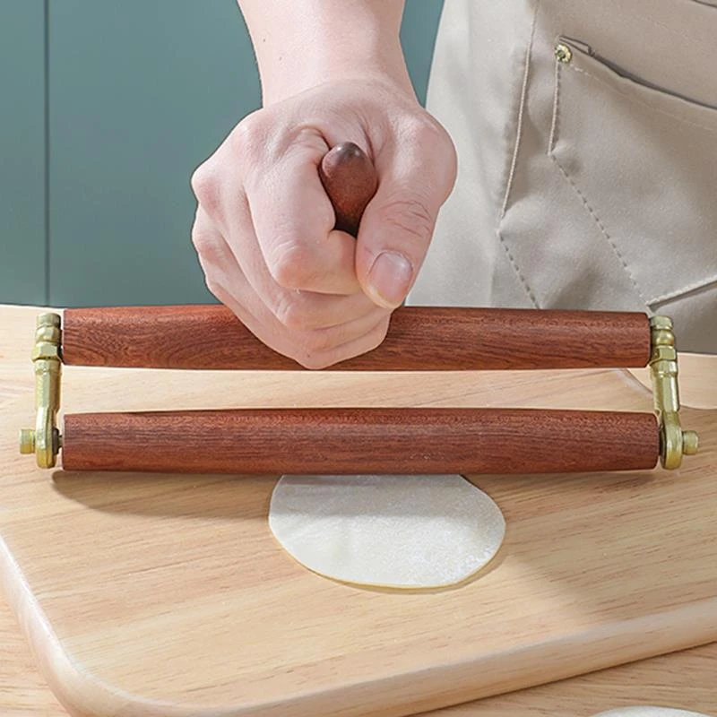 皮神器手握擀面 面棍家用商用滚轴包子面 面皮实木赶面 面杖面棍