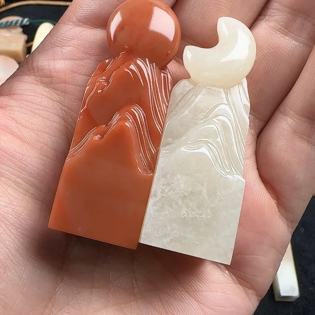 深****昌化石印石日月不