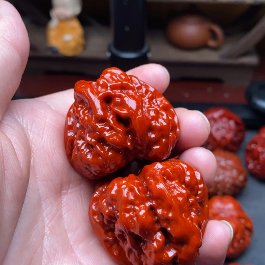 吊坠文玩核桃40蛤蟆头微瑕