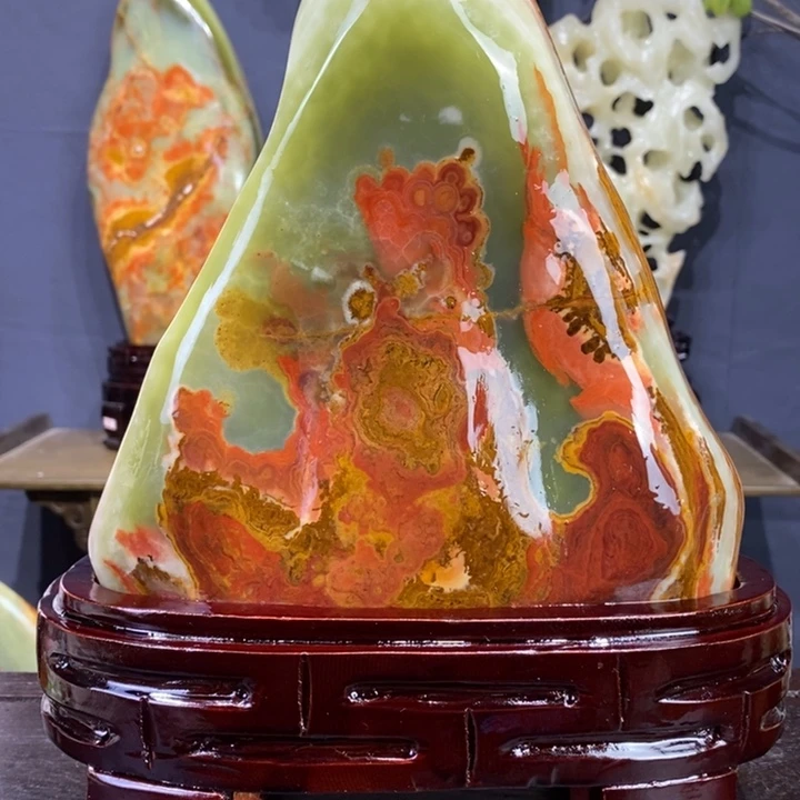 石材精品古青石摆件