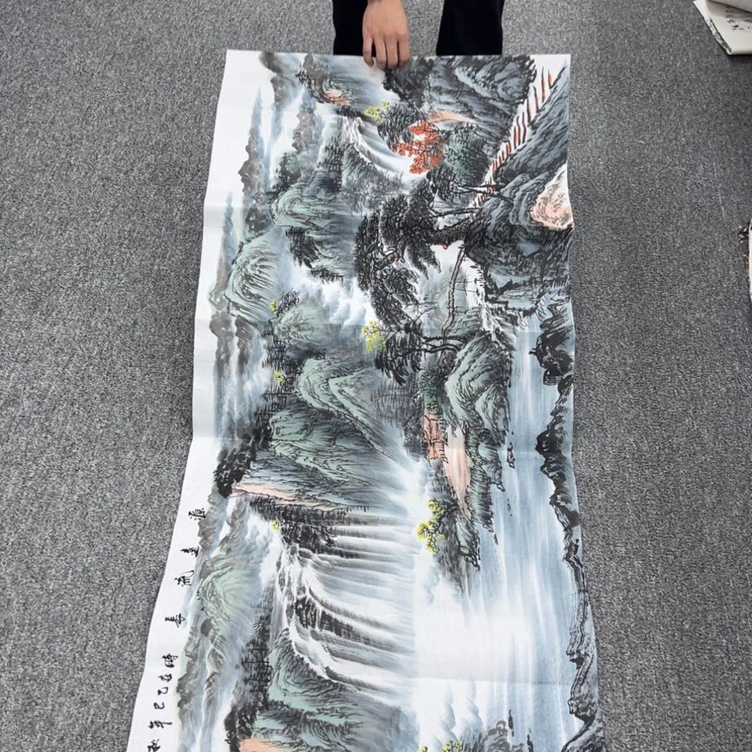 国画纯手绘字画宣纸