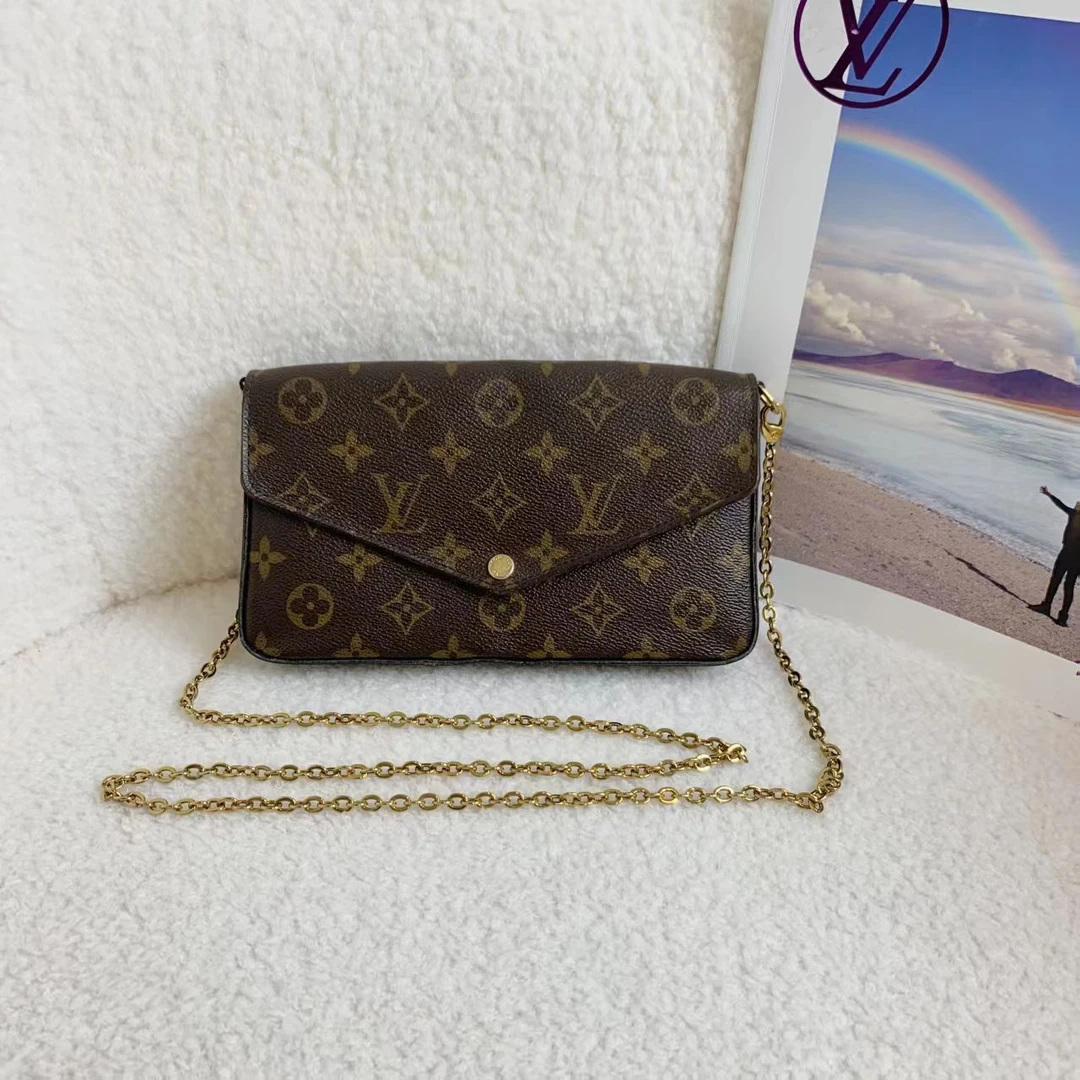 95新 LouisVuitton/路易威登 壹臻/老花三合一16年 28275416