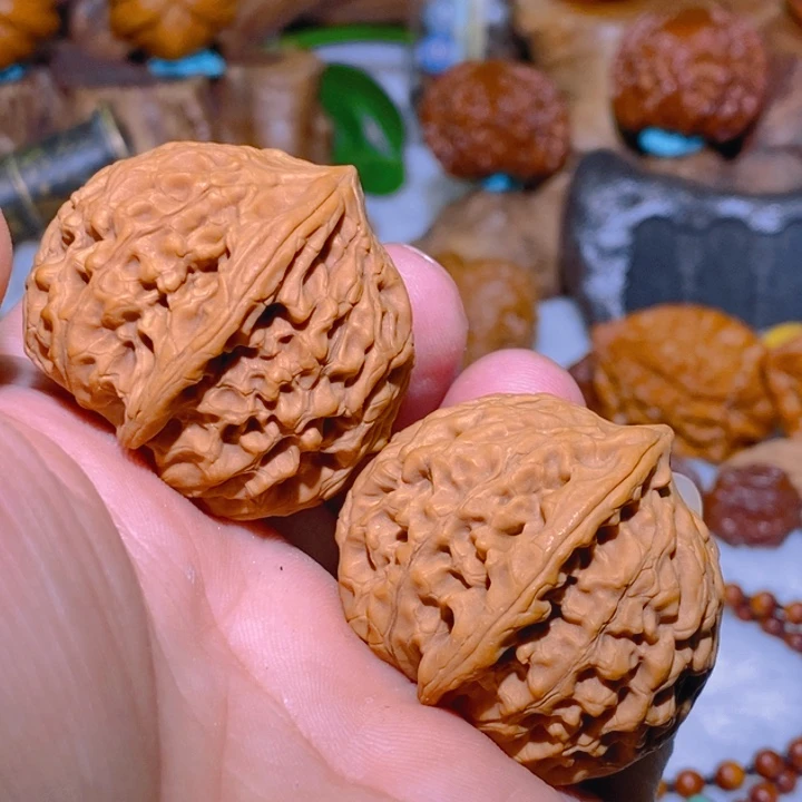 文玩核桃吊坠野核体系