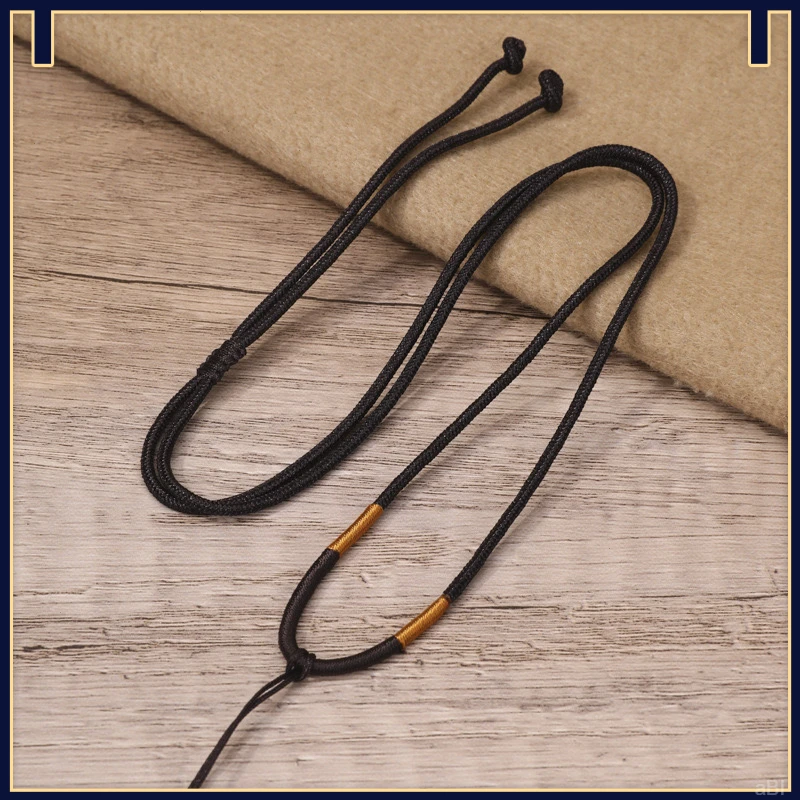 黄金绳子项链吊坠非金属 挂绳项链绳玉器挂绳