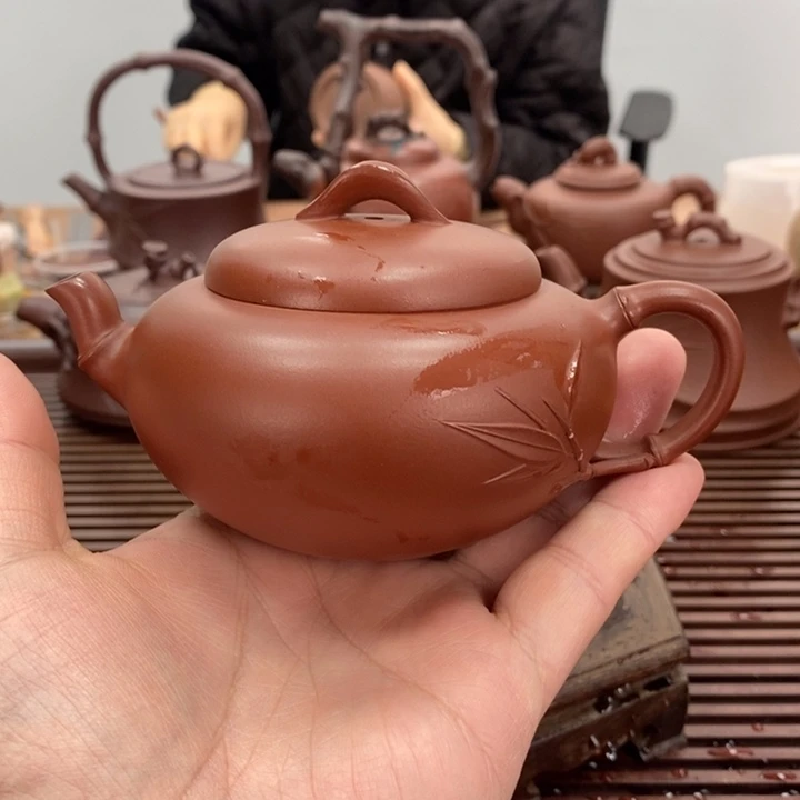 茶壶紫砂一片竹180毫升