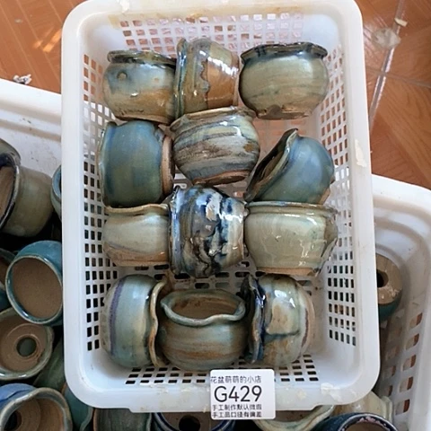 紫砂花盆429微瑕品口径5厘米左右的时间