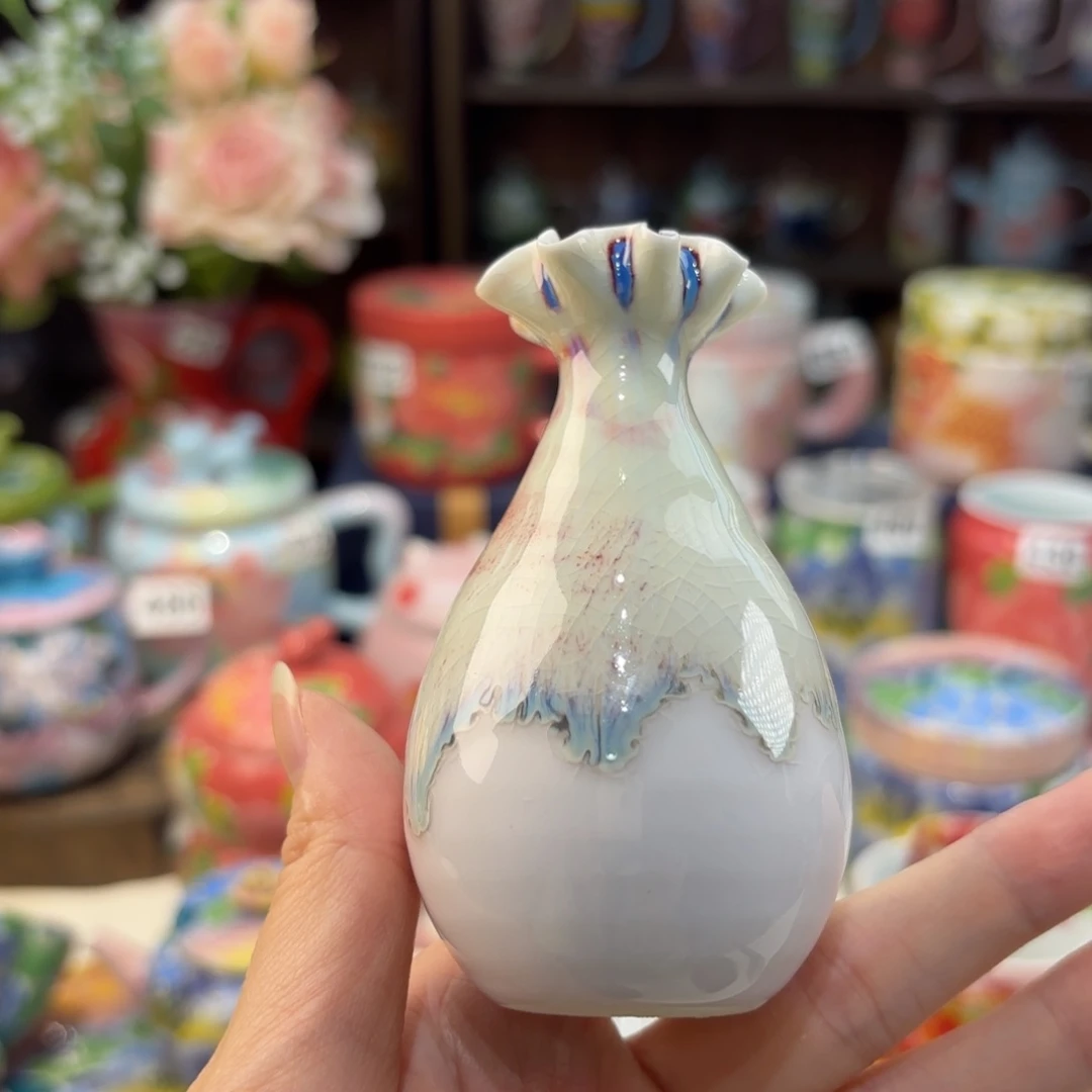 瓷片景德镇手绘高温釉下彩陶瓷茶具