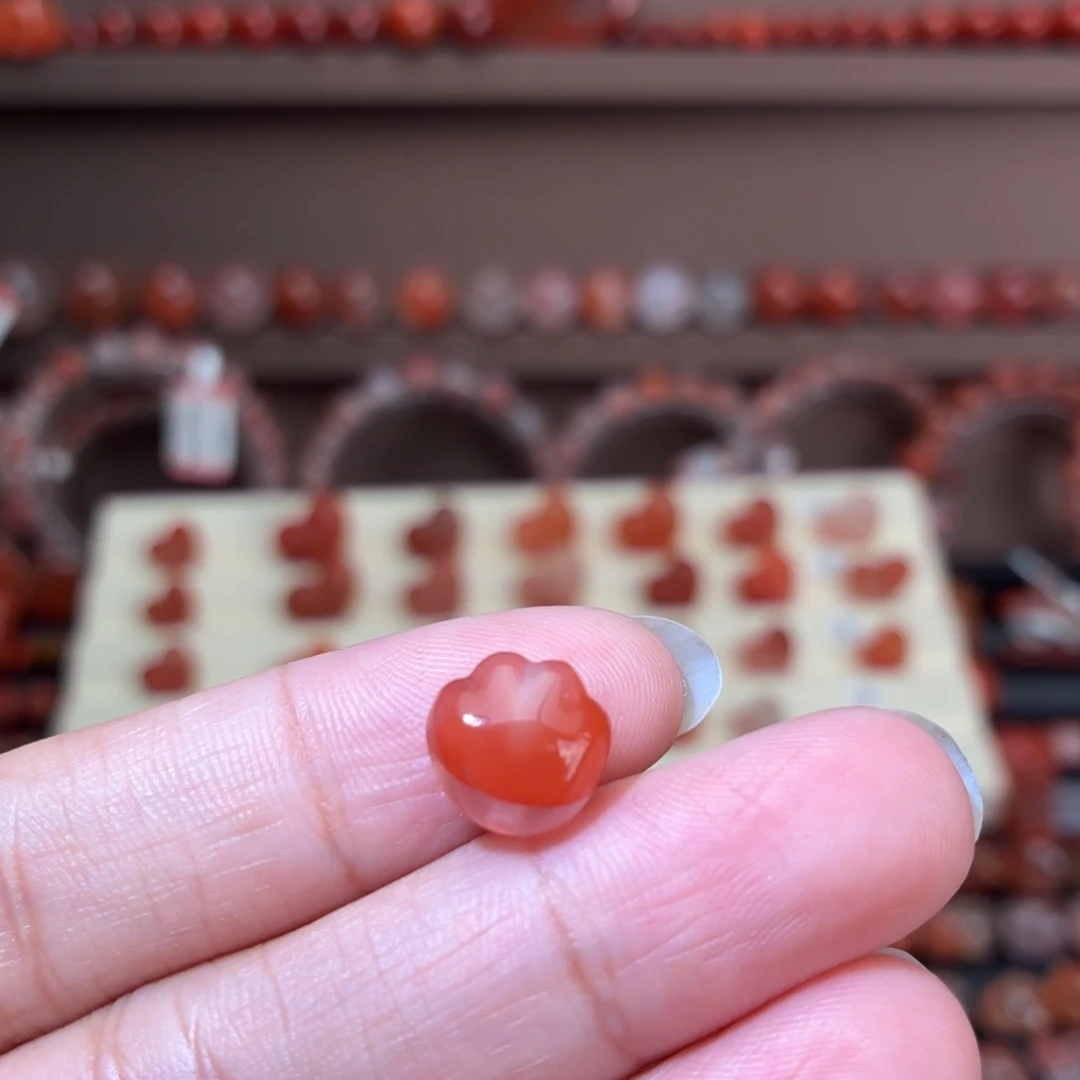 未镶嵌川料南红玛瑙猫爪