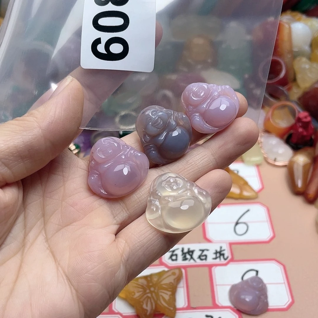 玛瑙/玉髓颈饰合金尚*