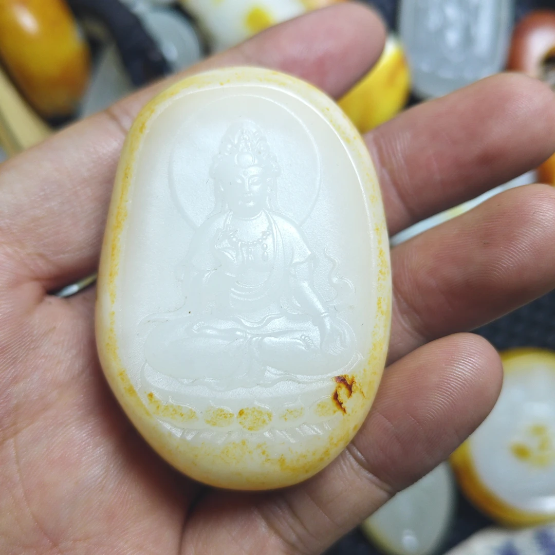 手工雕刻精工巧雕观音